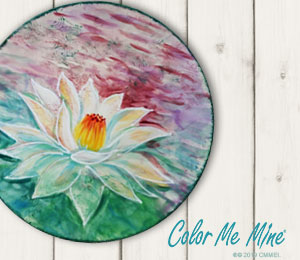 Carmel Lotus Flower Plate
