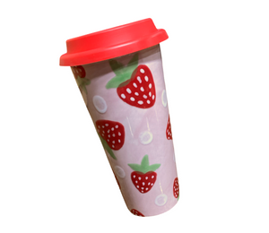 Carmel Strawberry Travel Mug