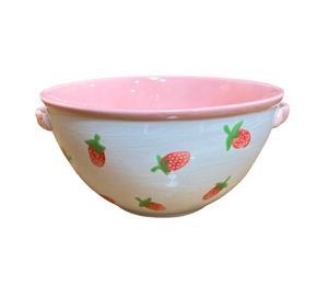 Carmel Strawberry Print Bowl