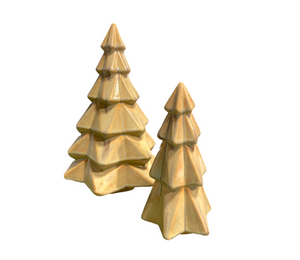 Carmel Rustic Glaze Faceted Trees
