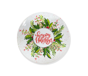 Carmel Holiday Wreath Plate