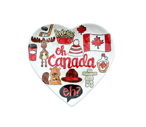 Carmel Canada Heart Plate