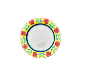 Carmel Floral Charger Plate