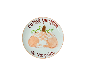 Carmel Cutest Pumpkin Plate