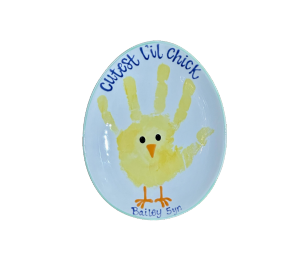 Carmel Little Chick Egg Plate