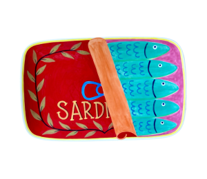 Carmel Sardines Dinner Plate