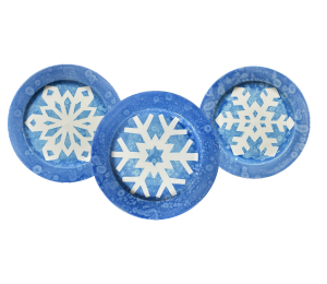 Carmel Paper Snowflake Plate
