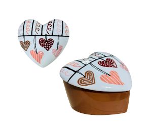 Carmel Heart Slanted Box