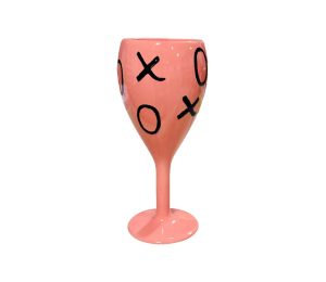 Carmel XOXO Wine Glass